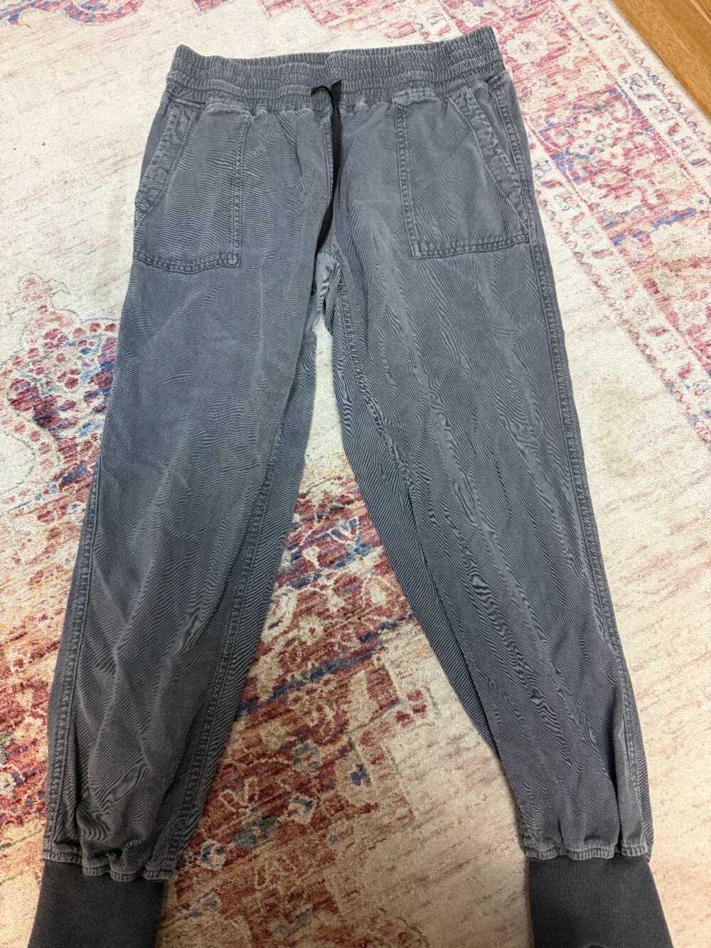 Zara  Women's Dark Gray Cargo Pants Size Medium In Great Shape!!